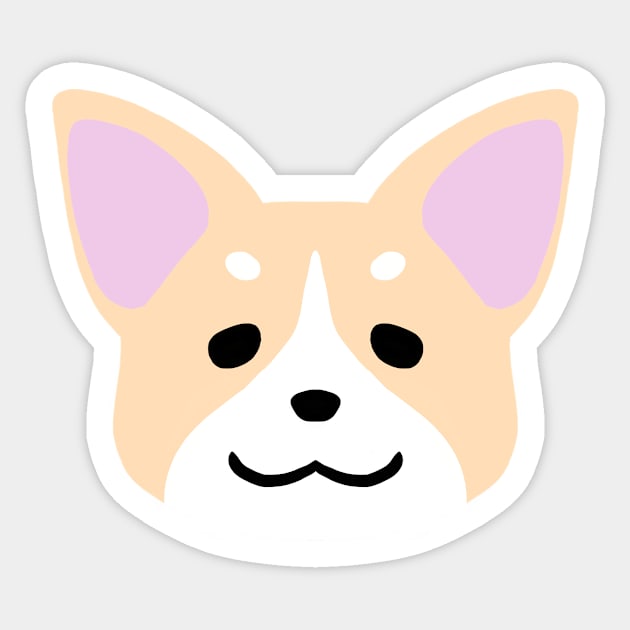 Cute Corgi Sticker by PatchiLin